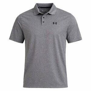UNDER ARMOUR Heat Gear Mens XL Gray Polo Shirt Golf Stretch. New without tags